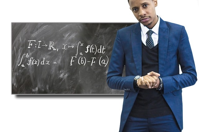 Black american in his formal suit