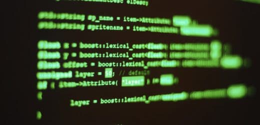 Photo of computer screen with program code displayed in classic hacker color. Shallow depth of field places word "lexical" in focus